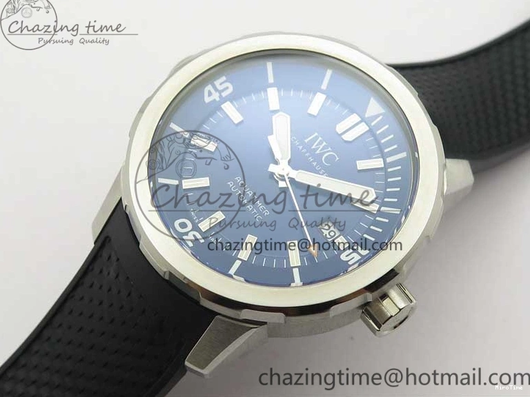 MIROTIME 0713 RelaxedFit Aquatimer Automatic IW329004 V6F 1:1 Best Edition Blue Dial on Rubber Strap MIYOTA 7095